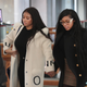 Joycelyn Savage (L) and Azriel Clary arrive for a bond hearing for R&B singer R. Kelly at the Leighton Criminal Court Building on February 23, 2019, in Chicago.